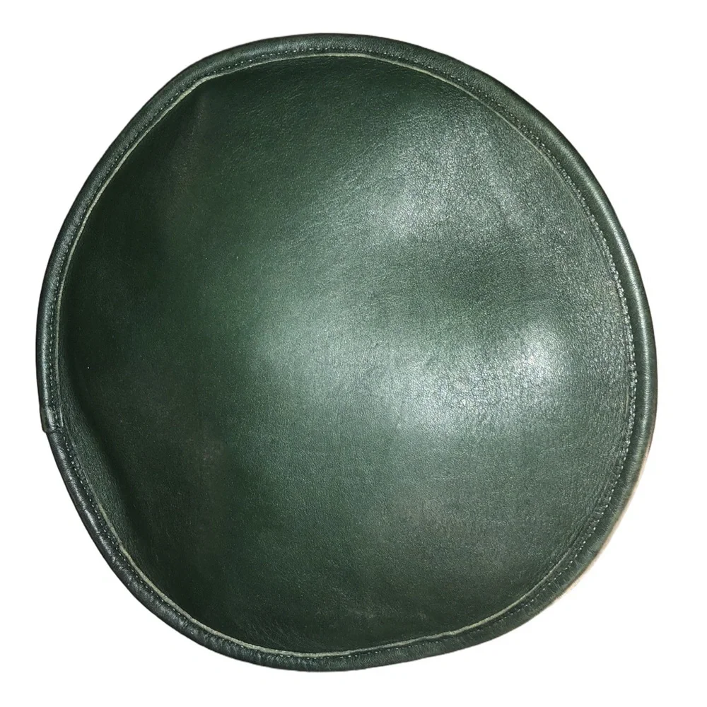 COACH Bottle Green Glove Tanned Leather Duffle Sac XL Bucket Bag 9085 USA COA